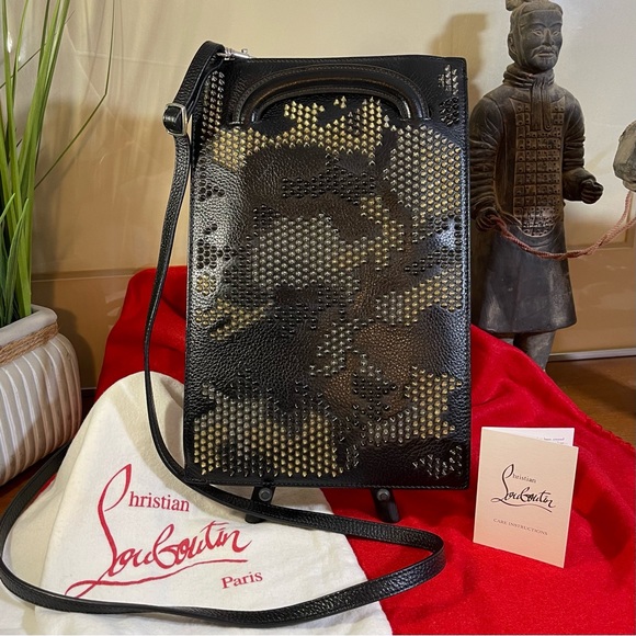 Christian Louboutin Messenger Bag and Choice of 1 Panettone Wallet! - Picture 3 of 7